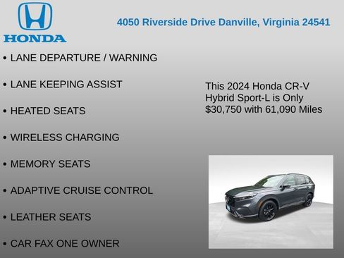 Used 2024 Honda CR-V Sport-L image 12
