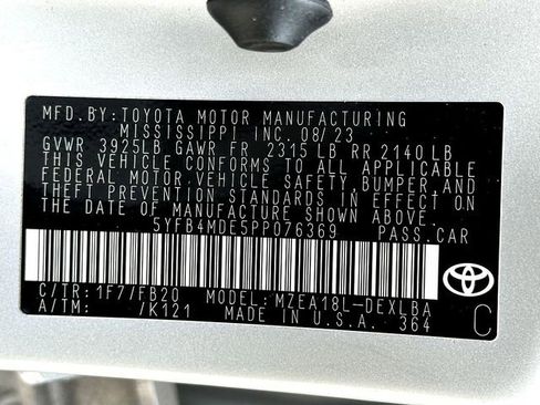 Used 2023 Toyota Corolla LE FWD image 31