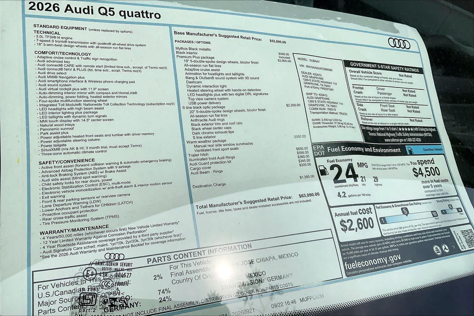 New 2026 Audi Q5 Premium AWD/4WD image 19