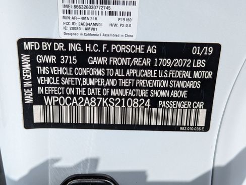 Used 2019 Porsche 718 Boxster RWD image 35