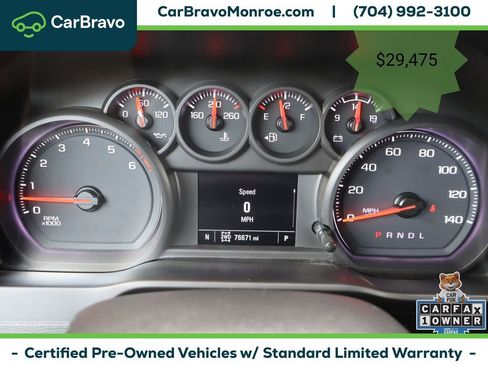 Certified 2020 Chevrolet Silverado 1500 Custom w/ Custom Value Package AWD/4WD image 29
