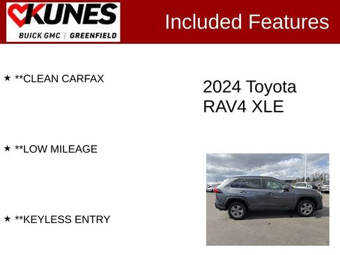 Used 2024 Toyota RAV4 XLE w/ Weather Package image 3