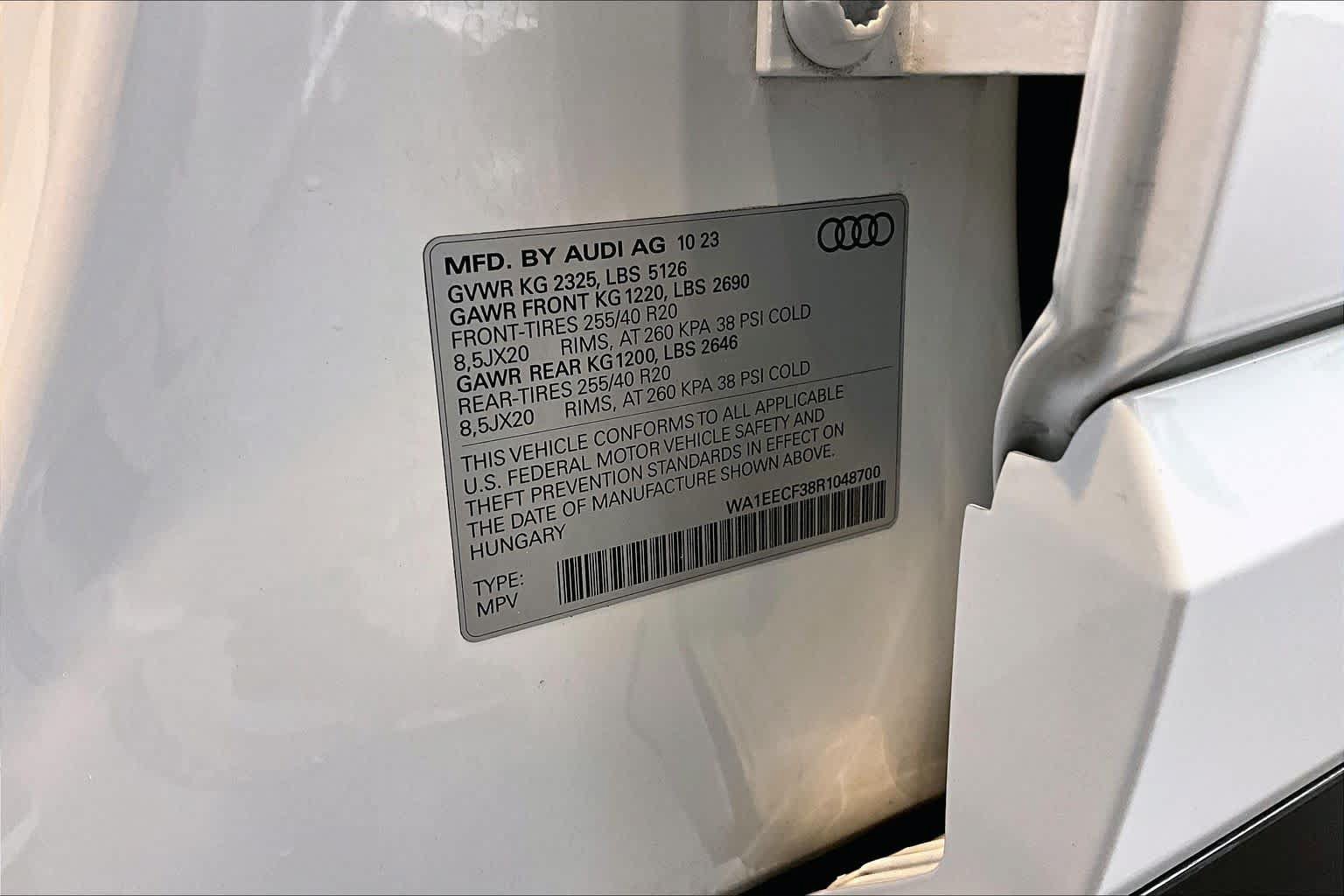 Certified 2024 Audi Q3 2.0T Premium Plus w/ Premium Plus Package AWD/4WD image 34