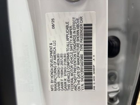 New 2025 Honda Accord Touring image 14