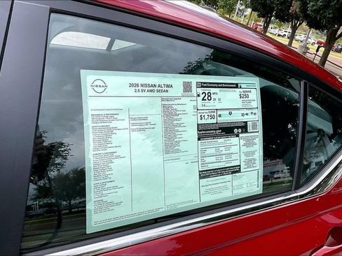 New 2026 Nissan Altima 2.5 SV w/ SV Premium Package AWD/4WD image 12