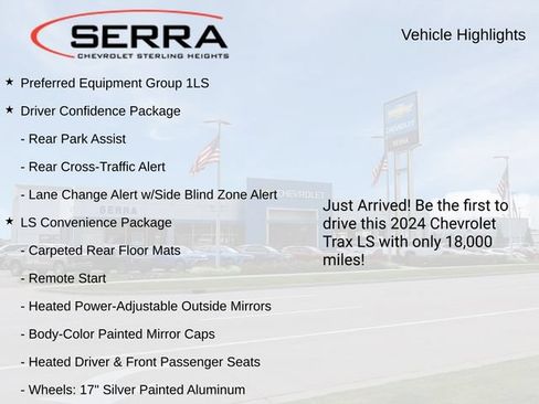 Used 2024 Chevrolet Trax LS w/ LS Convenience Package FWD image 3