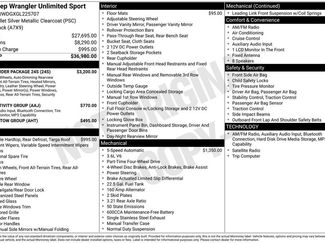 Used 2016 Jeep Wrangler Unlimited Sport w/ Quick Order Package 24S AWD/4WD video 1
