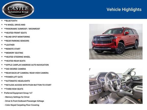 Used 2021 Chevrolet Tahoe LT w/ LT Signature Package image 3