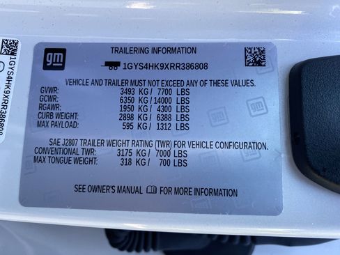 Used 2024 Cadillac Escalade V w/ LPO, ONYX Package image 43