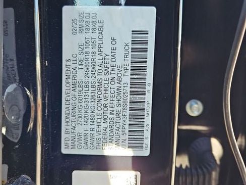 Certified 2025 Honda Ridgeline TrailSport+ image 38