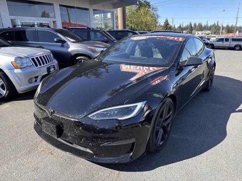 Used 2023 Tesla Model S Plaid AWD/4WD image 1