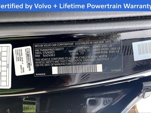 Certified 2025 Volvo XC90 B6 Plus image 45