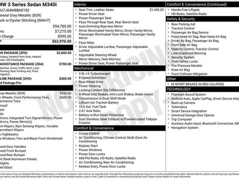 Used 2021 BMW M340i M340i w/ Executive Package image 12