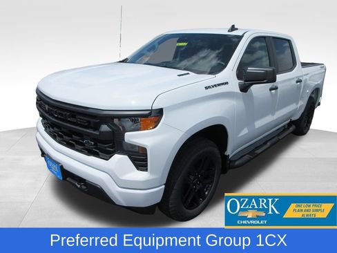 New 2026 Chevrolet Silverado 1500 Custom w/ Turbomax Blackout Package AWD/4WD image 1