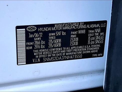 Used 2022 Hyundai Santa Fe SEL AWD/4WD image 34