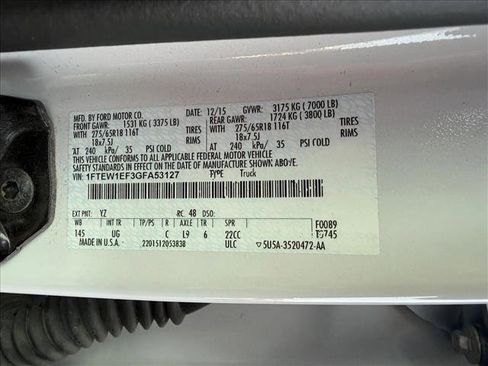 Used 2016 Ford F150 XLT w/ Equipment Group 302A Luxury image 20