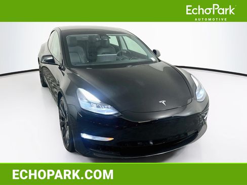 Used 2021 Tesla Model 3 Performance AWD/4WD image 1