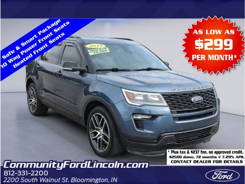 Used 2019 Ford Explorer Sport w/ Ford Safe & Smart Package AWD/4WD image 1