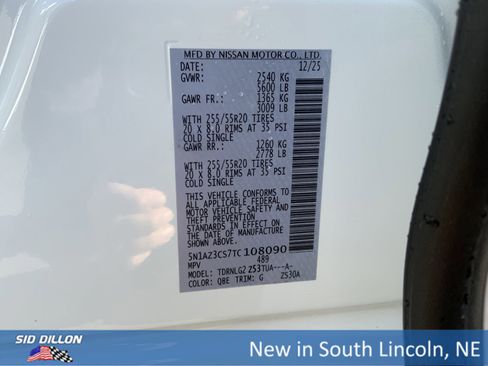 New 2026 Nissan Murano SL image 12