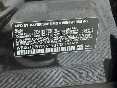 Used 2022 BMW X3 xDrive30i w/ Convenience Package w/ZPA AWD/4WD image 38