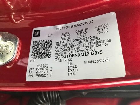 Certified 2021 Chevrolet Colorado Z71 w/ Safety Package image 22