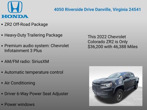 Used 2022 Chevrolet Colorado ZR2 AWD/4WD image 7