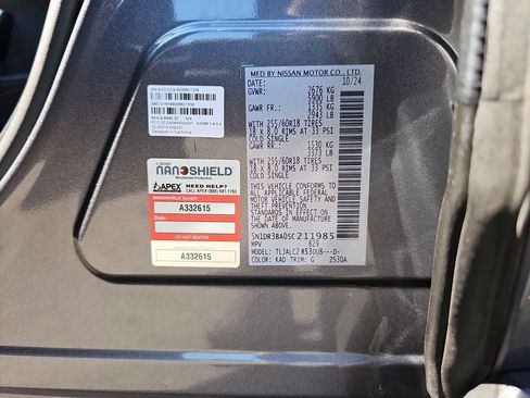 Used 2025 Nissan Pathfinder SV FWD image 39