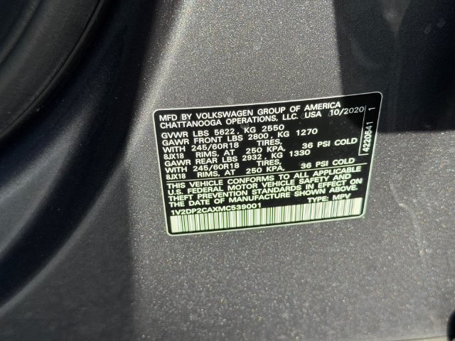 Used 2021 Volkswagen Atlas SE FWD image 22