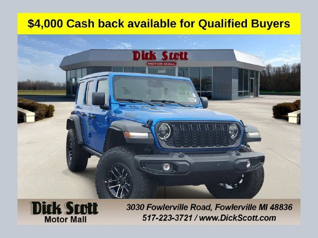 New 2026 Jeep Wrangler Unlimited Sport AWD/4WD 360° Tour