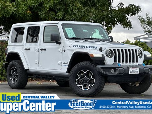 Used 2021 Jeep Wrangler Unlimited Rubicon 4xe image 1