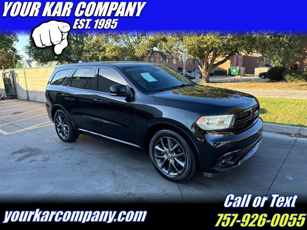 Used 2017 Dodge Durango GT w/ Nav & Power Liftgate Group RWD image 1