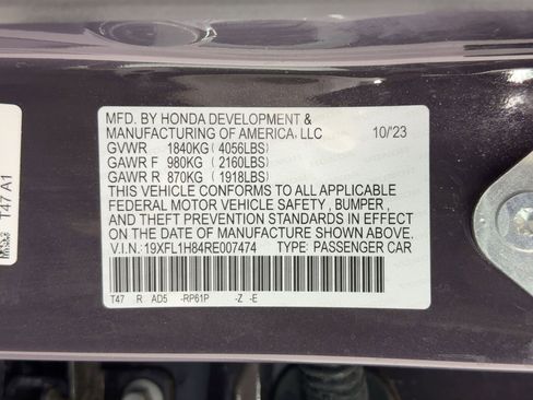 Certified 2024 Honda Civic Sport Touring image 22