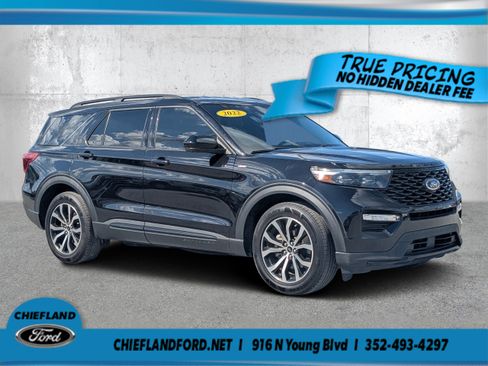 Used 2022 Ford Explorer ST-Line w/ Class IV Trailer Tow Package RWD image 1
