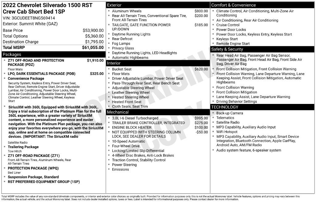 Used 2022 Chevrolet Silverado 1500 RST AWD/4WD image 47
