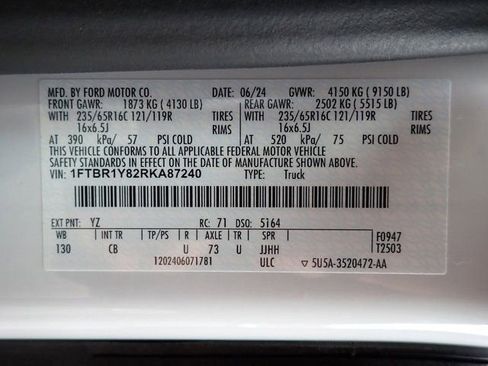 Used 2024 Ford Transit 250 Low Roof w/ Exterior Upgrade Package image 21