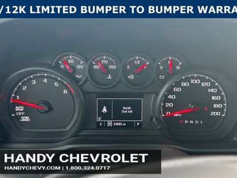 Certified 2023 Chevrolet Silverado 1500 Custom w/ LPO, Dark Essentials Package AWD/4WD image 17