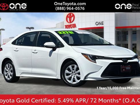 Certified 2024 Toyota Corolla LE FWD image 1