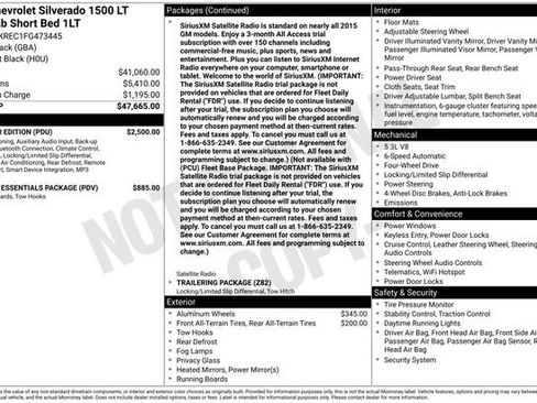 Certified 2015 Chevrolet Silverado 1500 LT w/ All Star Edition image 34