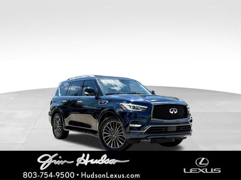 Used 2023 INFINITI QX80 Luxe w/ Cargo Package RWD image 1