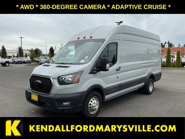 Used 2024 Ford Transit 350 148 High Roof DRW AWD w/ Load Area Protection Package image 1
