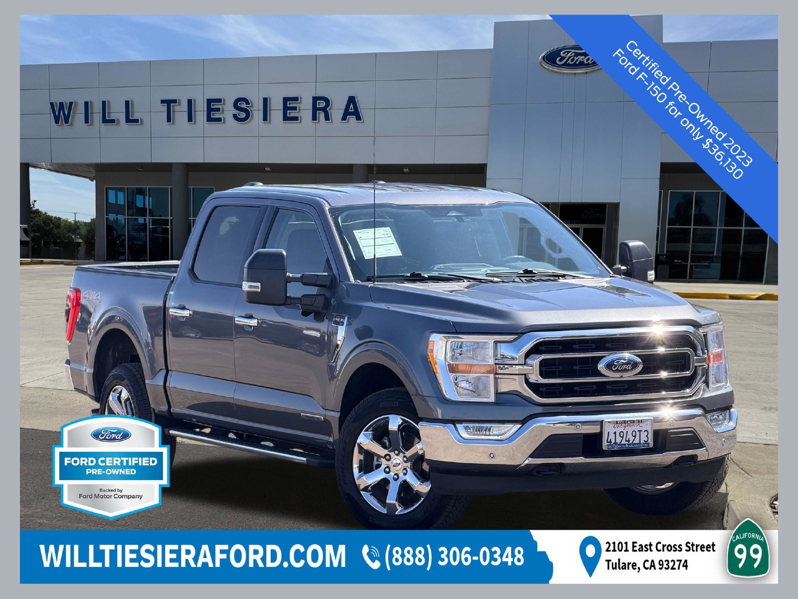 Certified 2023 Ford F150 XLT w/ Equipment Group 301A Mid AWD/4WD 360° Tour