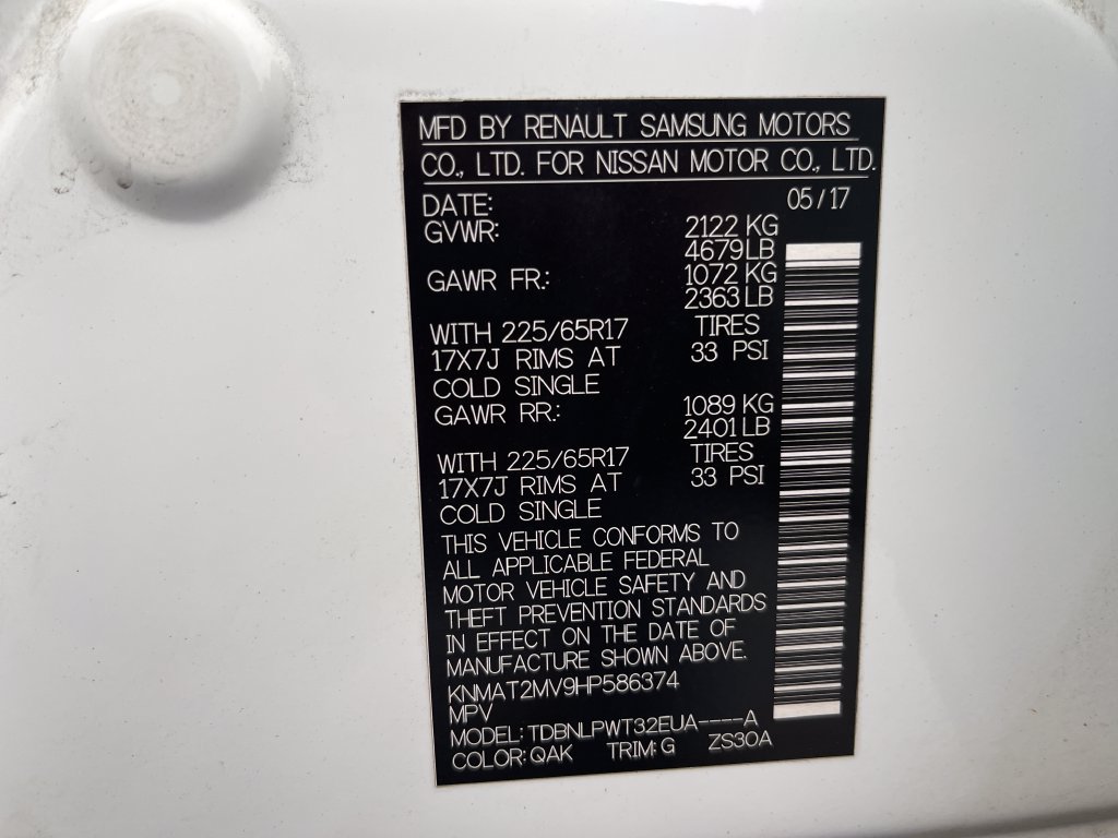 Used 2017 Nissan Rogue S AWD/4WD image 6