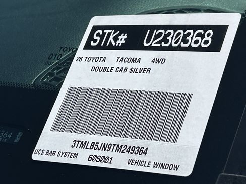 Certified 2026 Toyota Tacoma SR5 image 31