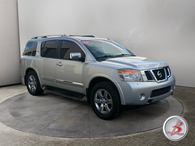 Used 2014 Nissan Armada Platinum w/ 2nd Row Captain Seat Package AWD/4WD image 1
