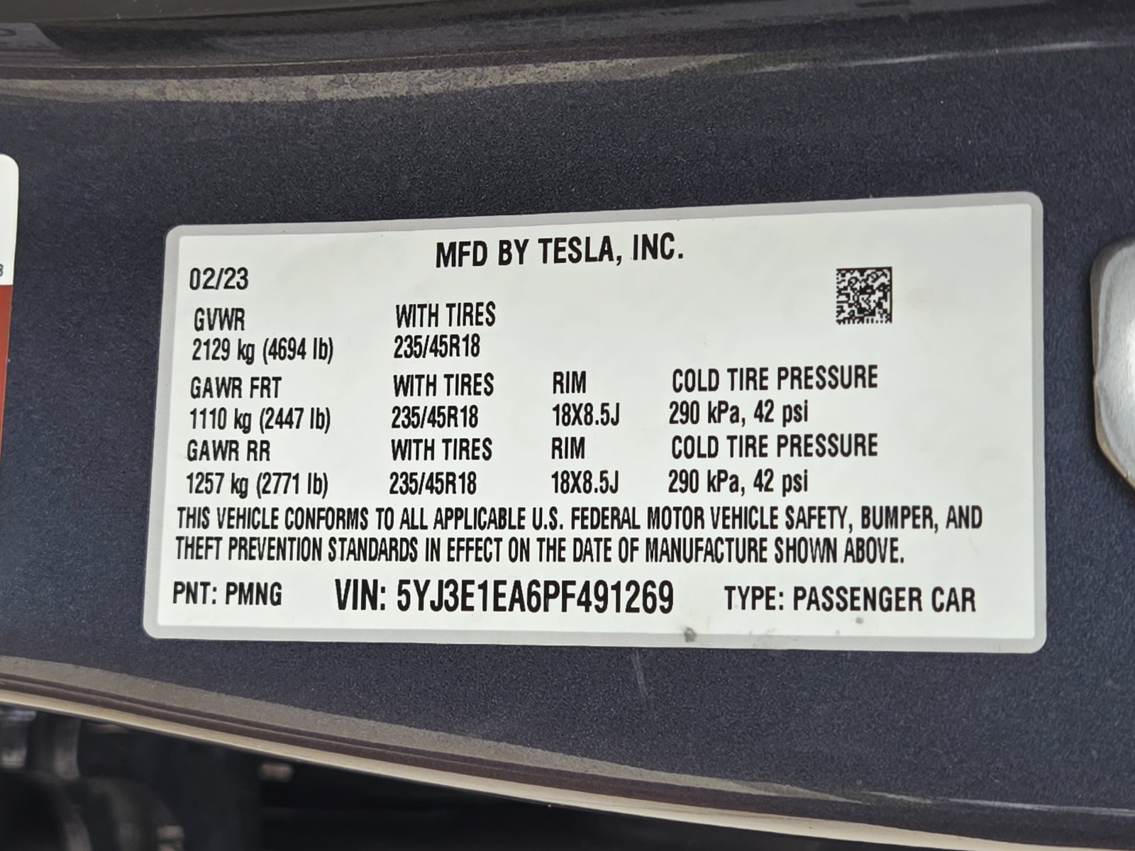 Used 2023 Tesla Model 3 Standard Range RWD image 33