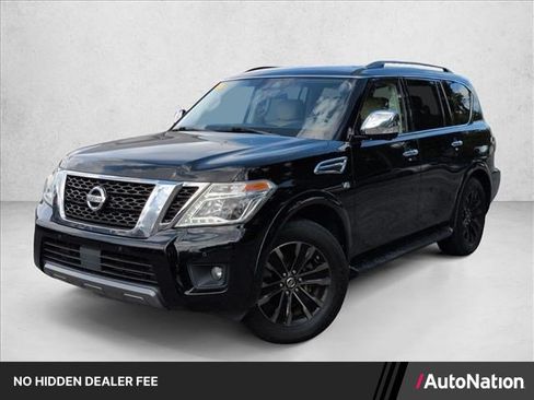 Used 2020 Nissan Armada Platinum w/ Captain's Chairs Package AWD/4WD image 1
