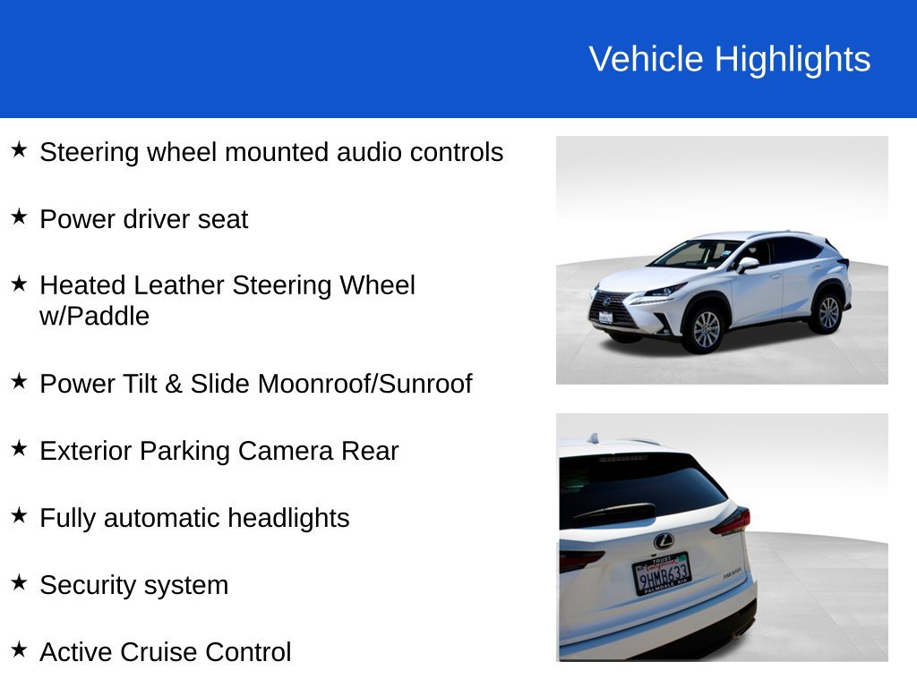 Used 2020 Lexus NX 300 FWD w/ Accessory Package image 22