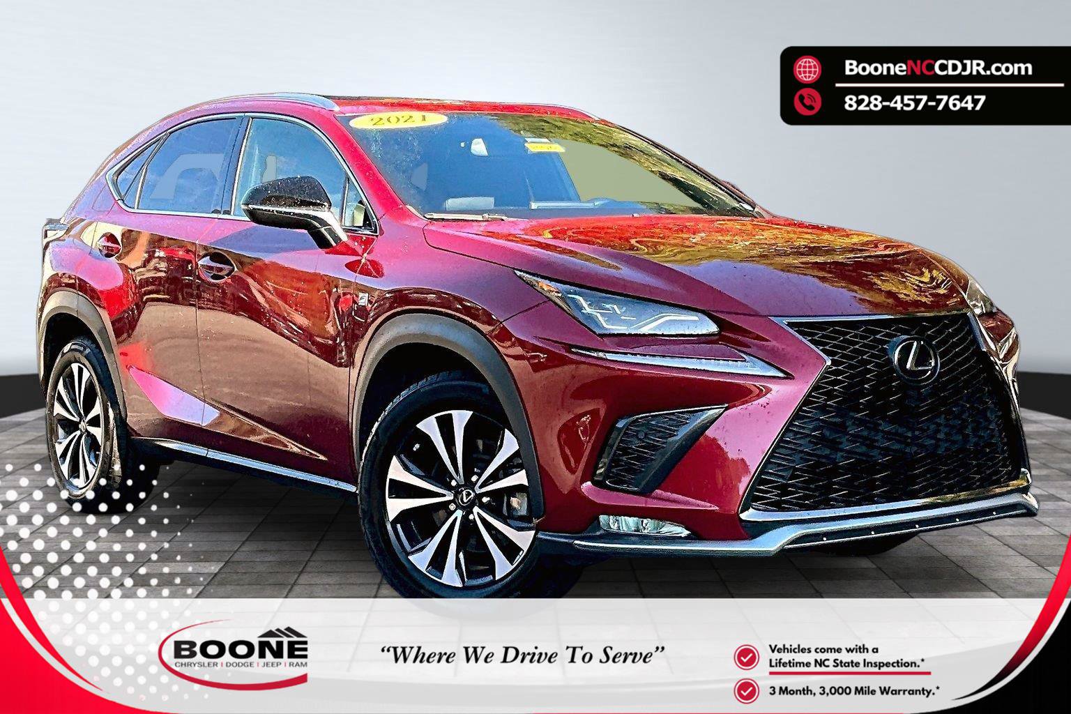 Used 2021 Lexus NX 300 F Sport w/ F Sport Premium Package AWD/4WD image 1