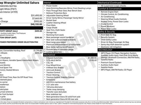 Used 2013 Jeep Wrangler Unlimited Sahara w/ Connectivity Group AWD/4WD image 19