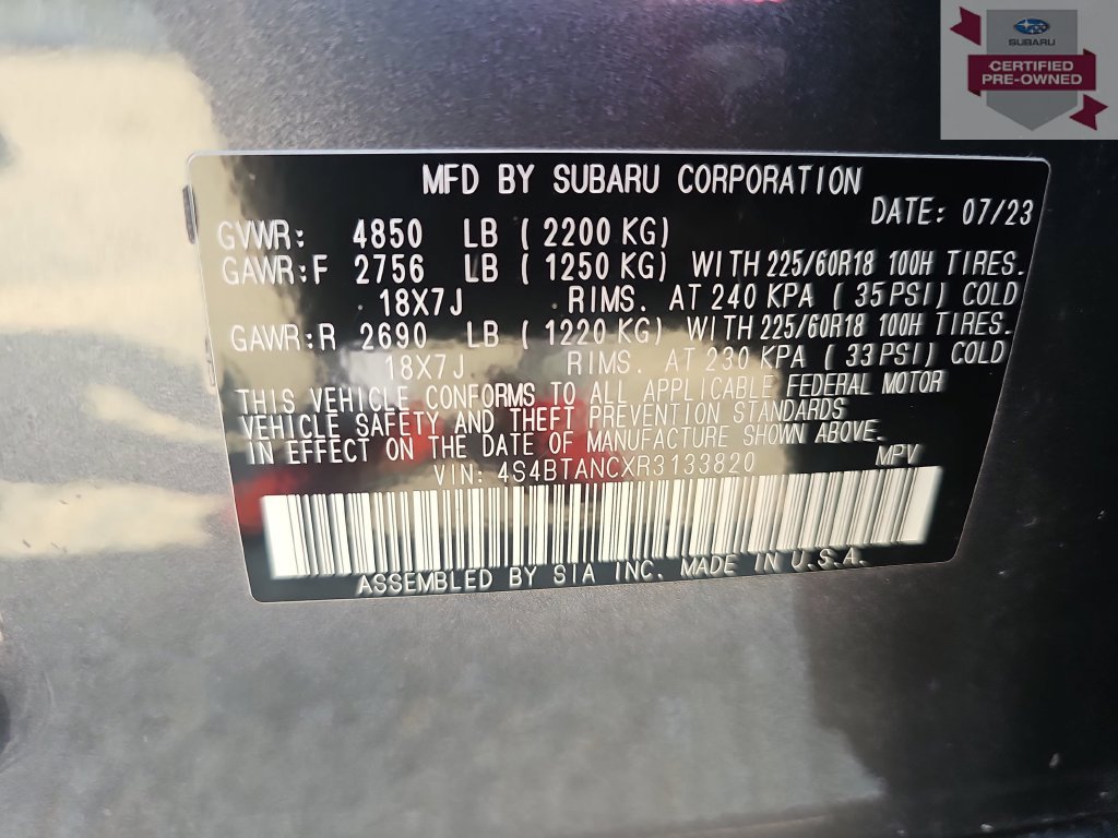 Certified 2024 Subaru Outback Limited w/ Popular Package #2 AWD/4WD image 37